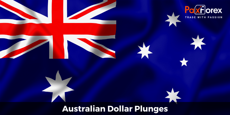 Australian Dollar Plunges