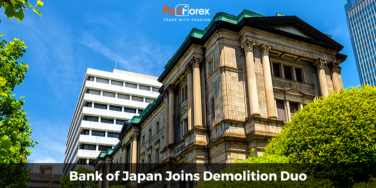 Bank of Japan joins Demolition Duo