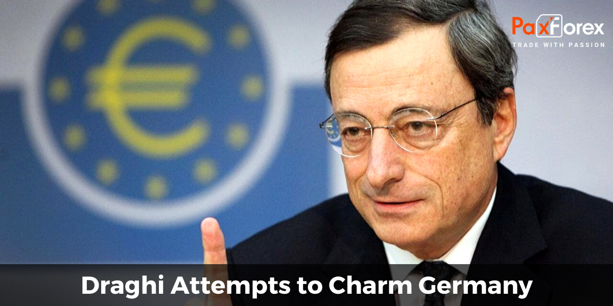 Draghi Attempts to Charm Germany