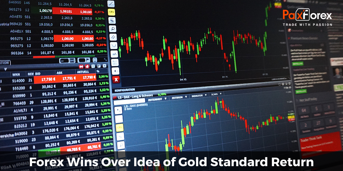 Forex Wins Over Idea of Gold Standard Return