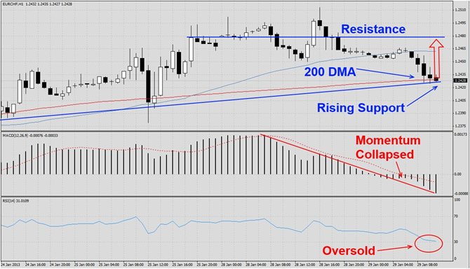 EURCHF Poised for Bounce