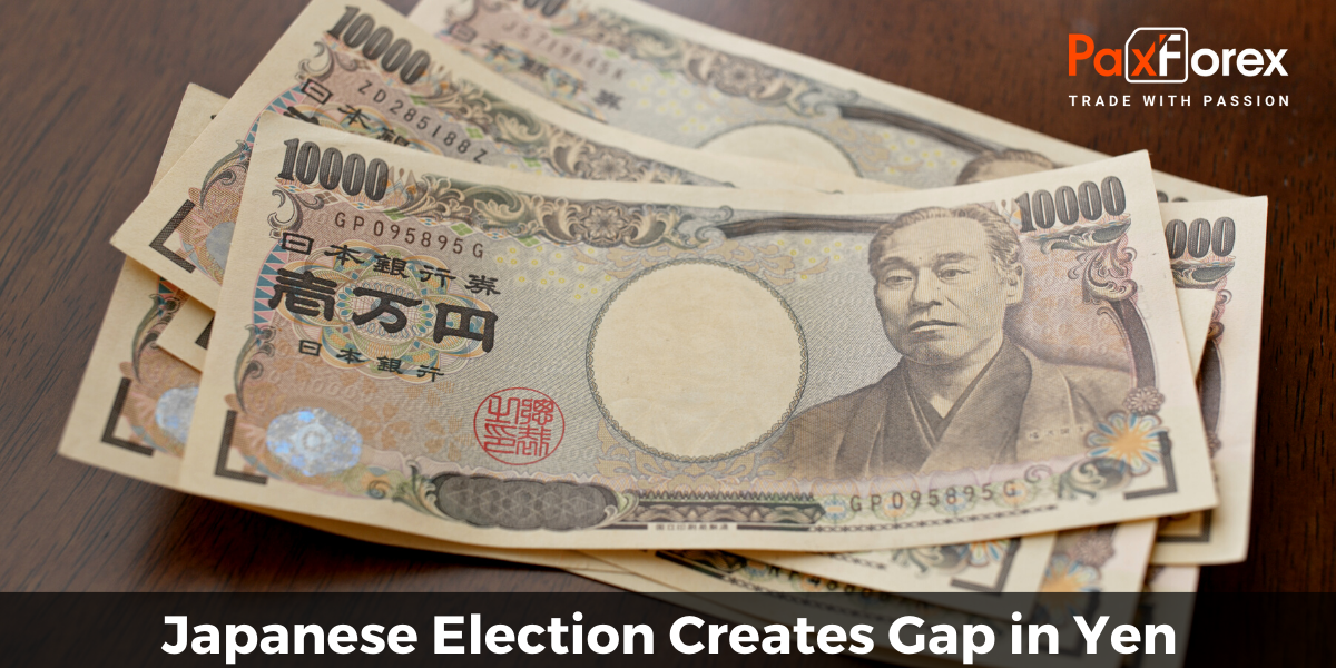Japanese Election Creates Gap in Yen