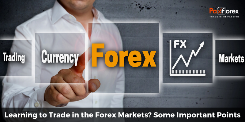 Learning to Trade in the Forex Markets? Some Important Points