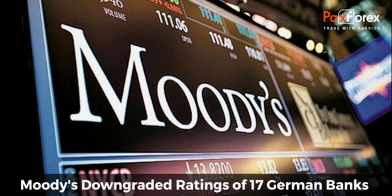 Moody's Downgraded Ratings of 17 German Banks