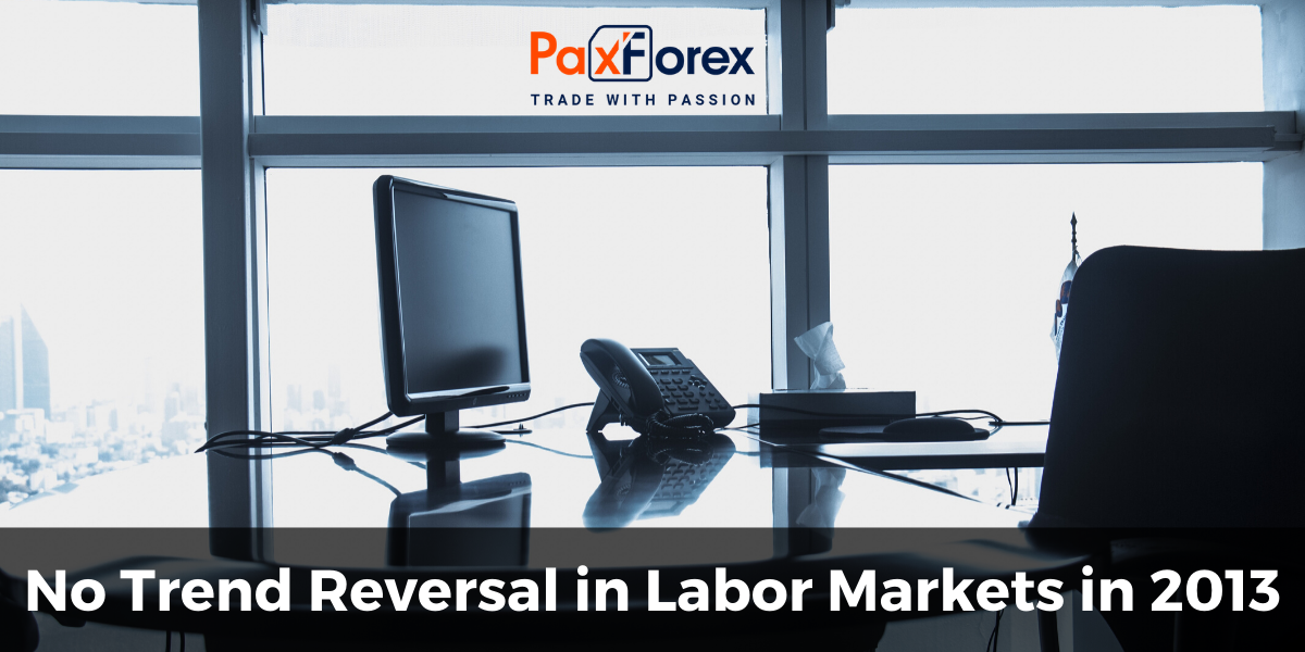 No Trend Reversal in Labor Markets in 2013 – Part I