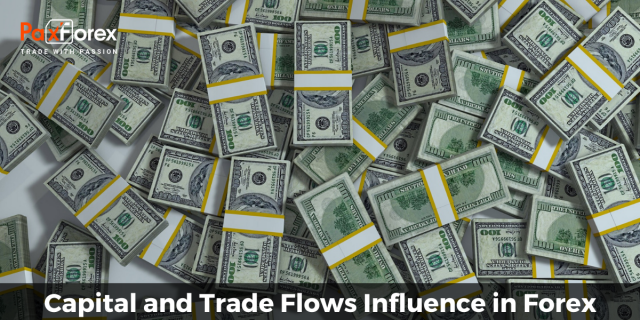 Capital and Trade Flows Influence in Forex