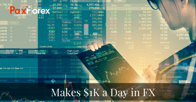 Makes $1K a Day in FX