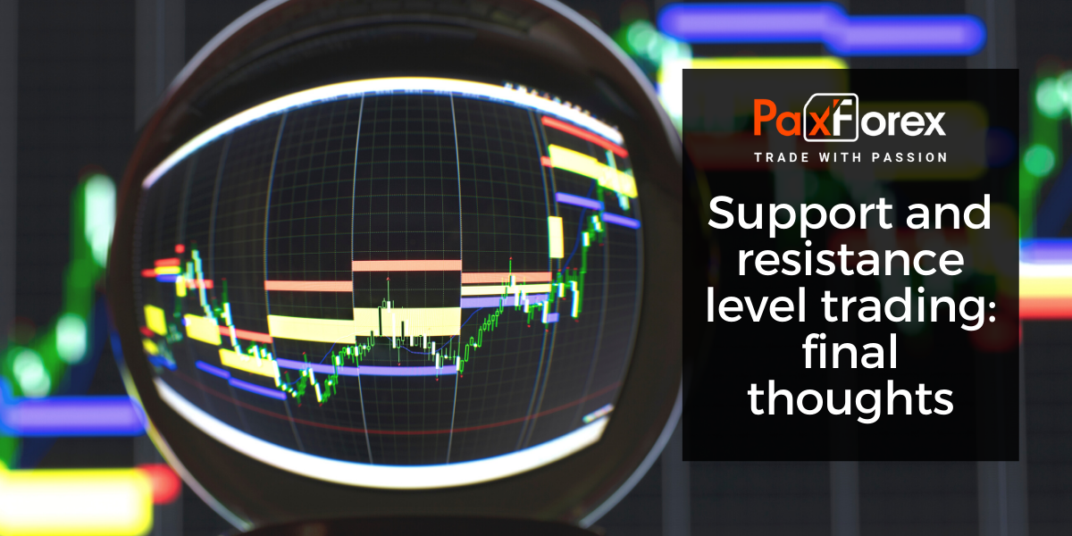 Support and resistance level trading: final thoughts