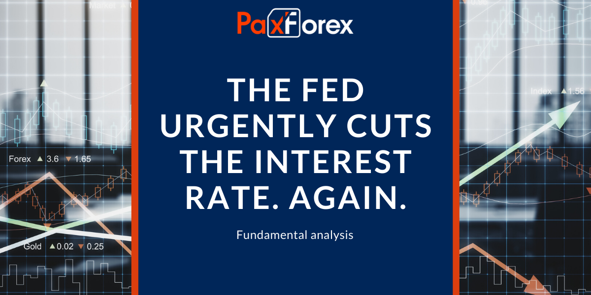 The Fed urgently cuts the interest rate. Again. 