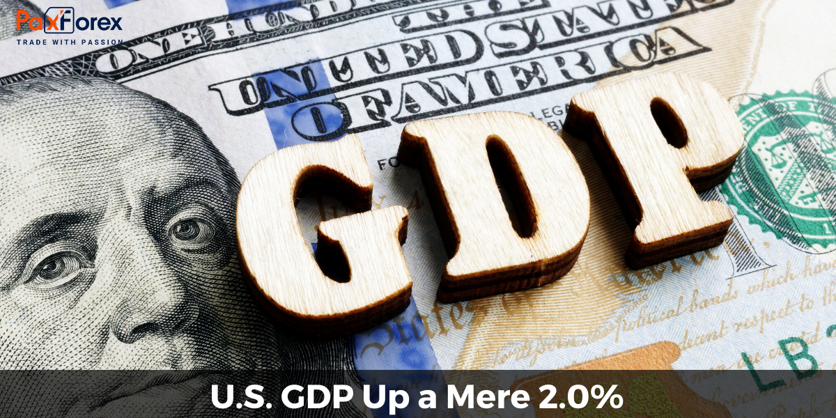 U.S. GDP Up a Mere 2.0%